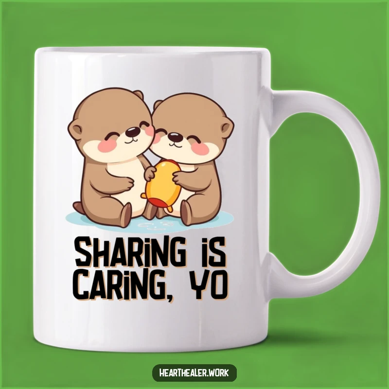 Funny Kawaii Otter Sharing Toy Mug: The Ultimate Adorable & Funny Gift!