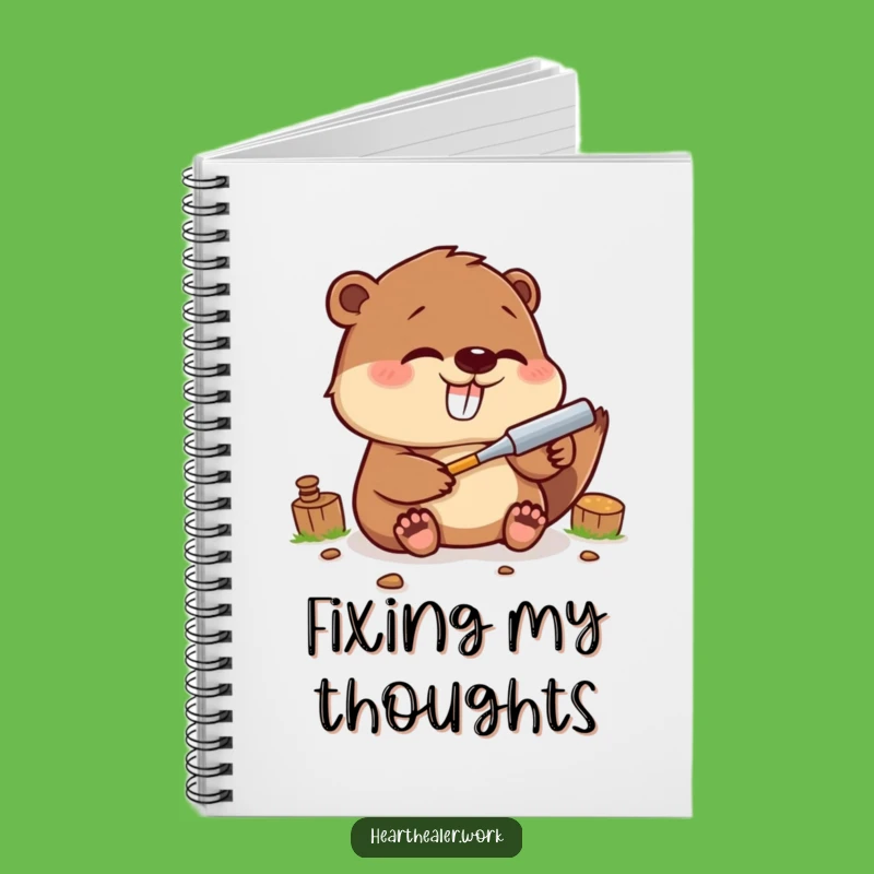 Funny Kawaii Beaver Notebook: Jot Down Ideas with Hilarious Ingenuity!